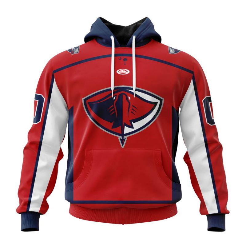 ECHL South Carolina Stingrays Personalized Red Design Unisex Hoodie