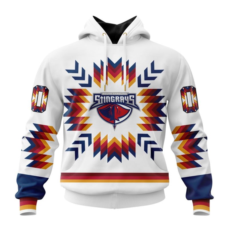 ECHL South Carolina Stingrays Special Native Design Unisex Hoodie