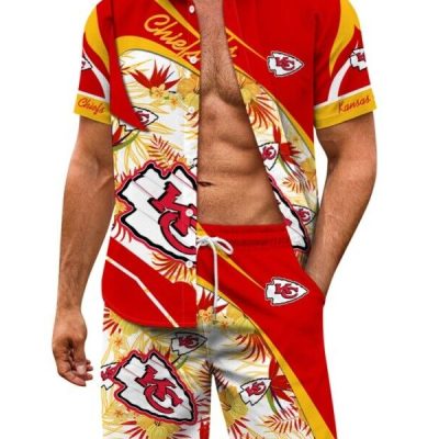 Kansas City Chiefs Combo Hawaiian Shirt and Shorts AHS1185
