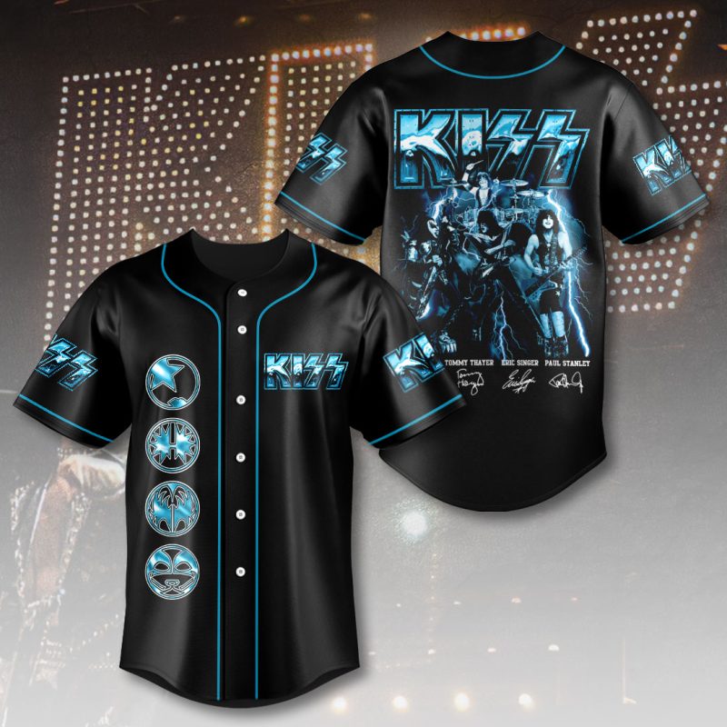 Kiss Band Baseball Jersey BJG1003