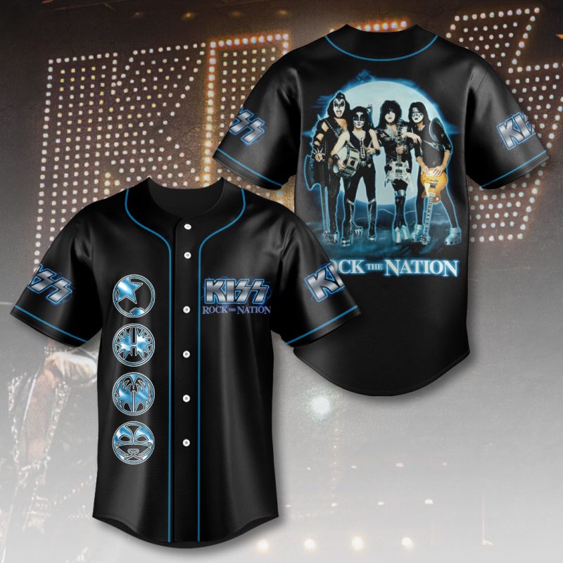 Kiss Band Baseball Jersey BJG1010