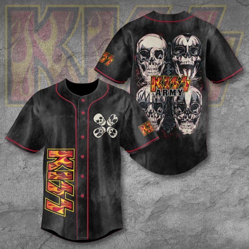 Kiss Band Baseball Jersey BJG1011