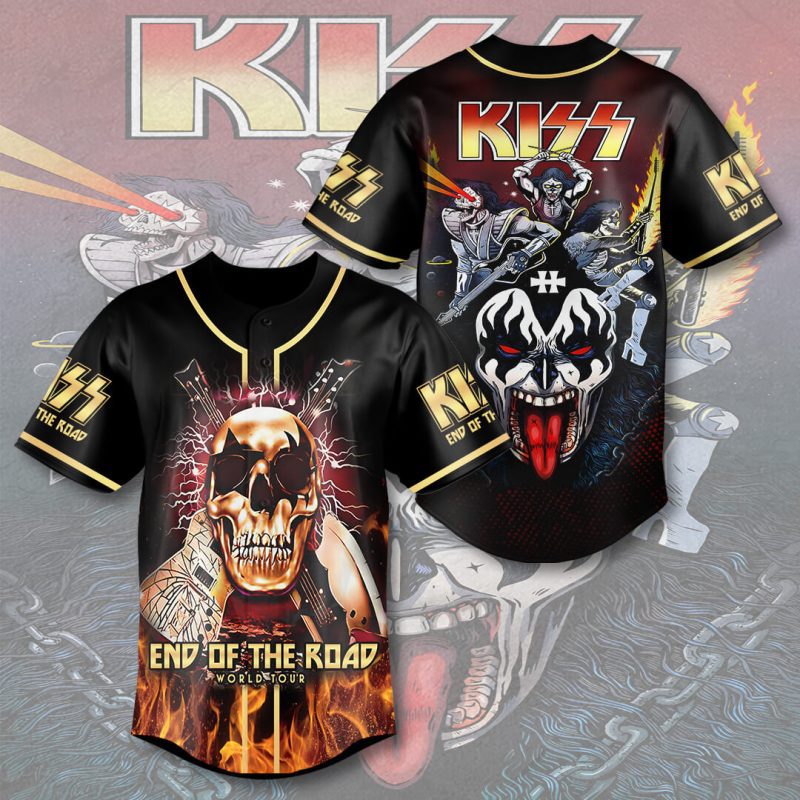 Kiss Band Baseball Jersey BJG1443