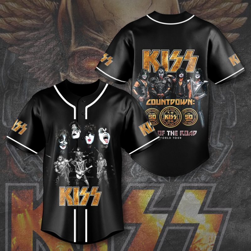 Kiss Band Baseball Jersey BJG1537