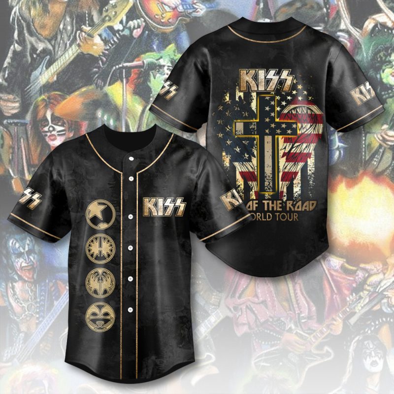 Kiss Band Baseball Jersey BJG1548