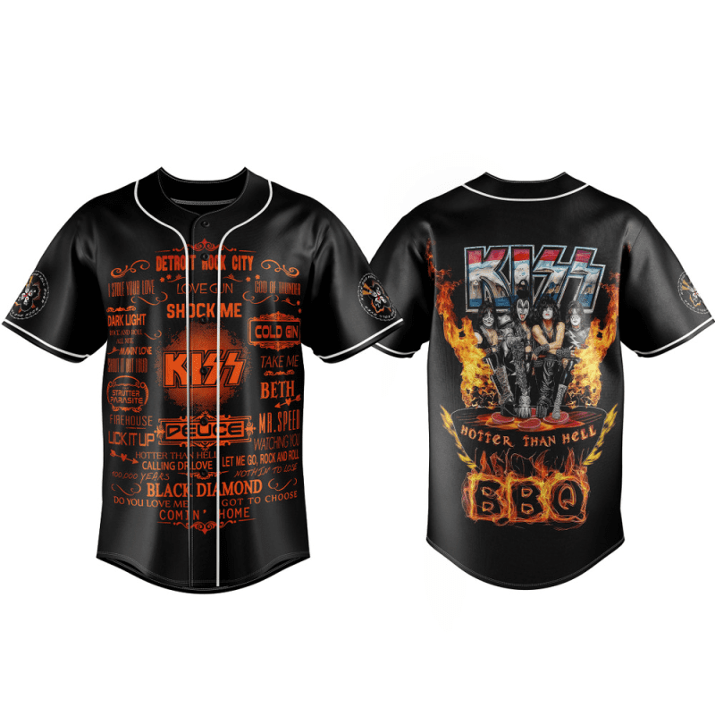 Kiss Band Baseball Jersey BJG1601