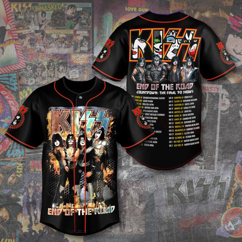 Kiss Band Baseball Jersey BJG1602