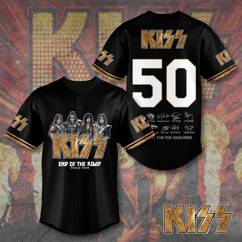Kiss Band Baseball Jersey BJG1605