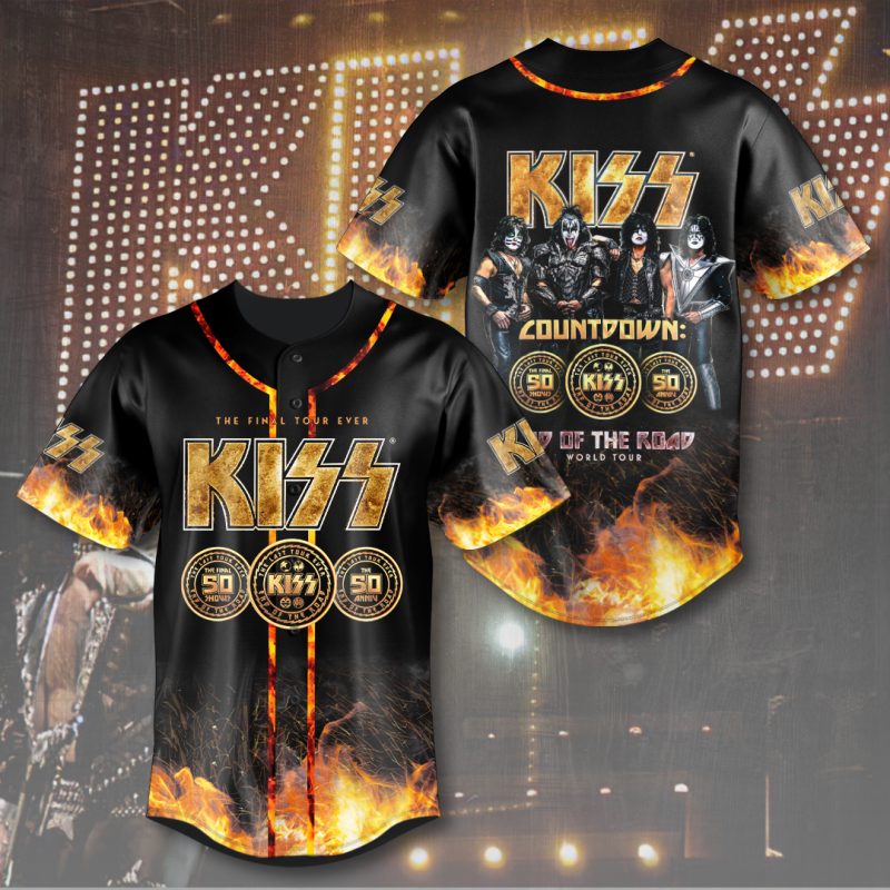 Kiss Band Baseball Jersey BJG1661