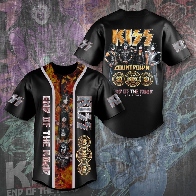Kiss Band Baseball Jersey BJG1663
