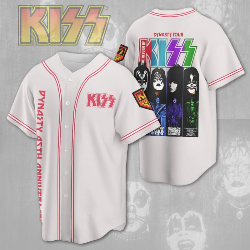 Kiss Band Baseball Jersey HUNGV 6992 BJG1287