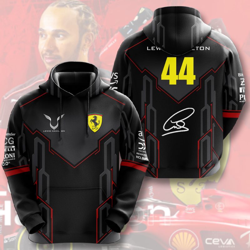 Lewis Hamilton x Scuderia Ferrari Performance Unisex Hoodie UHG1290