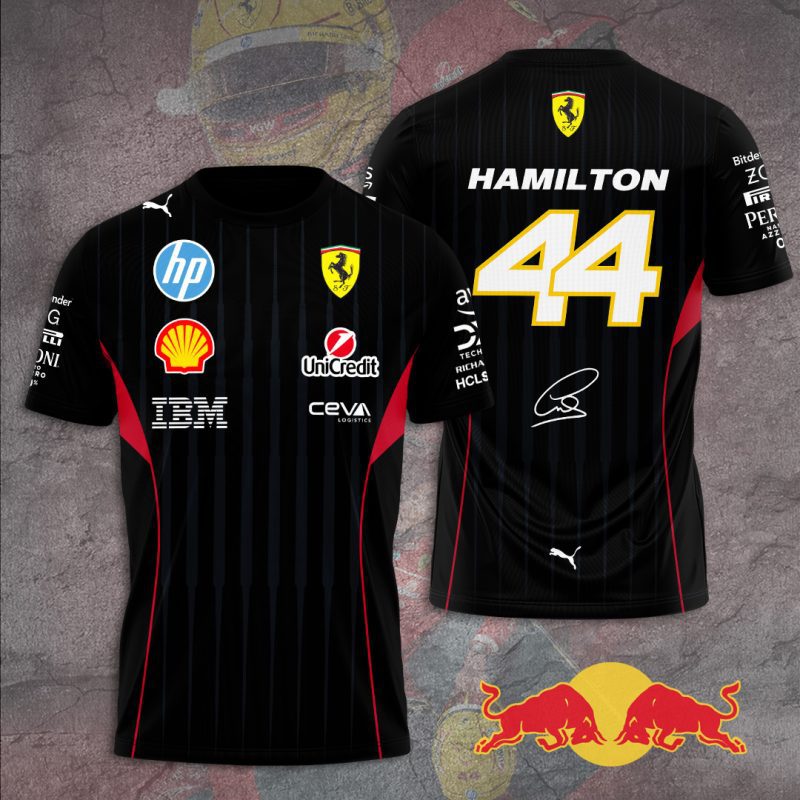 Lewis Hamilton x Scuderia Ferrari Performance Unisex T-Shirt TSG1290