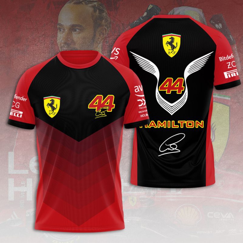 Lewis Hamilton x Scuderia Ferrari Performance Unisex T-Shirt TSG1315