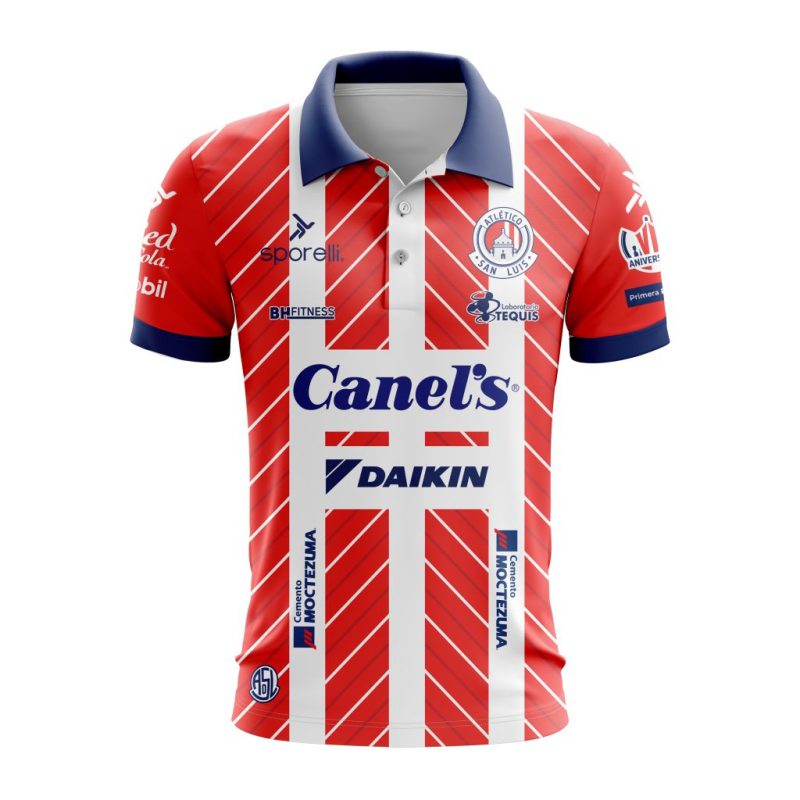 Liga MX Atletico San Luis Personalized 2024-2025 Home Polo Shirt