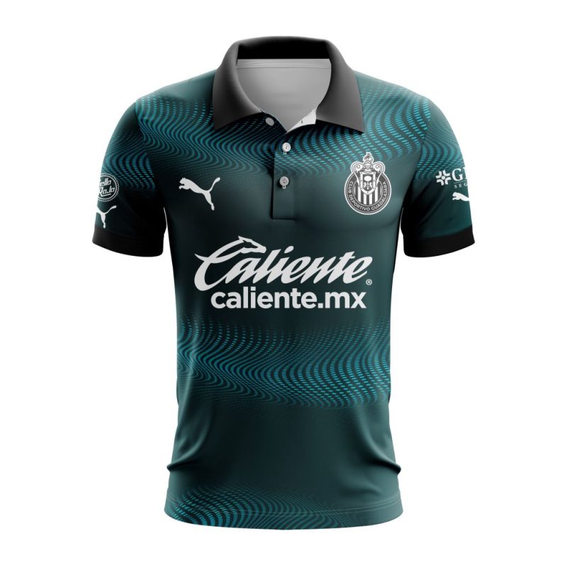 Liga MX Chivas Guadalajara 2023-2024 Personalized Third Polo Shirt