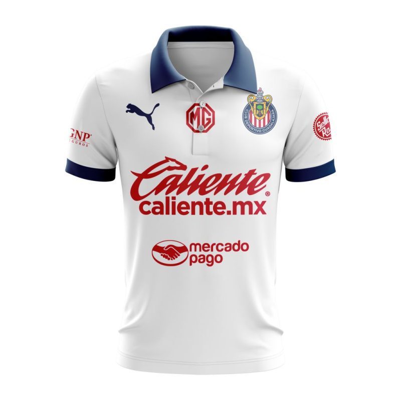 Liga MX Chivas Guadalajara 2025 Away Polo Shirt