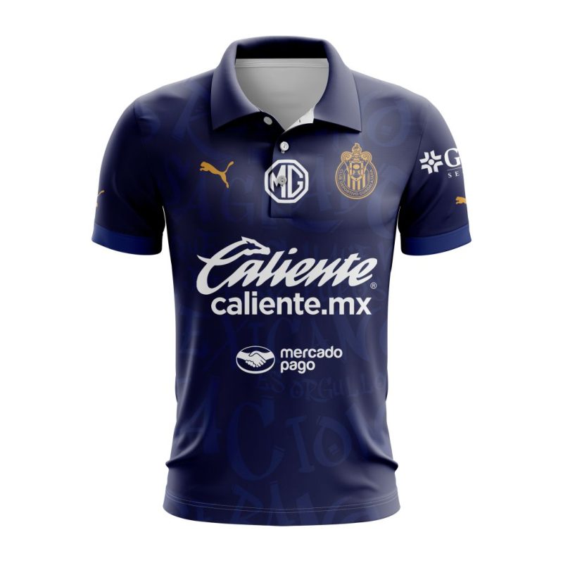 Liga MX Chivas Guadalajara Personalized 2024-2025 Third Polo Shirt
