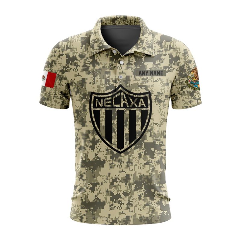 Liga MX Club Necaxa Special Camo Design Polo Shirt