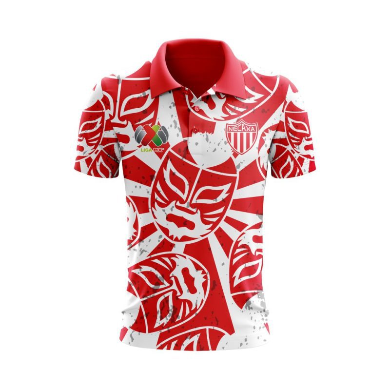 Liga MX Club Necaxa Special Lucha Libre Design Polo Shirt