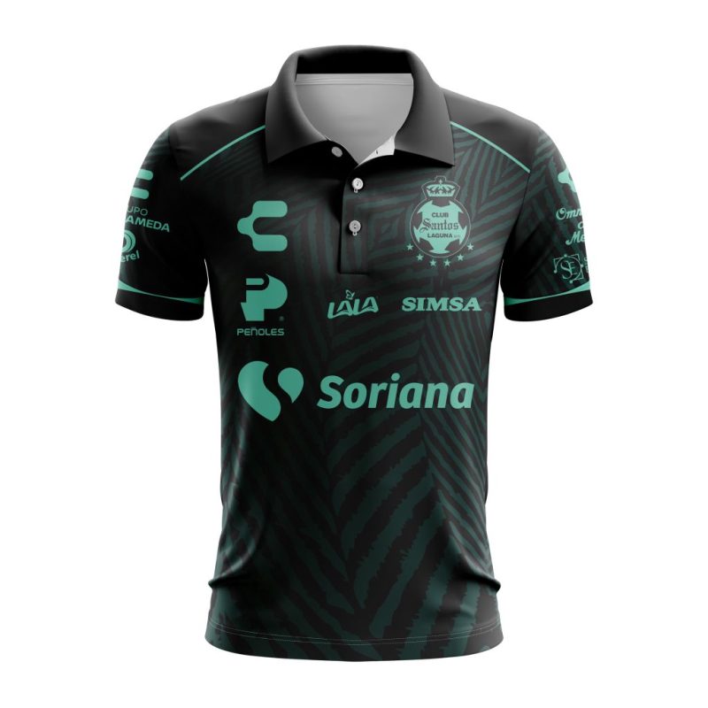 Liga MX Club Puebla Personalized 2024-2025 Away Polo Shirt