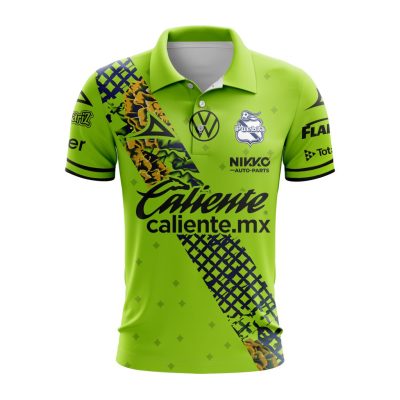 Liga MX Club Puebla Personalized 2024-2025 Third Polo Shirt