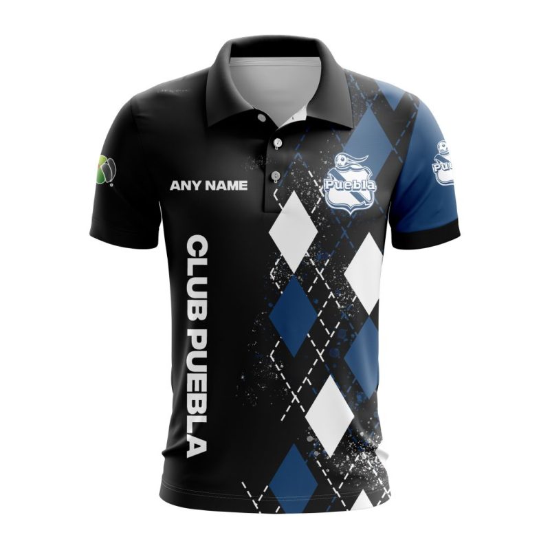 Liga MX Club Puebla Personalized Name Polo Shirt
