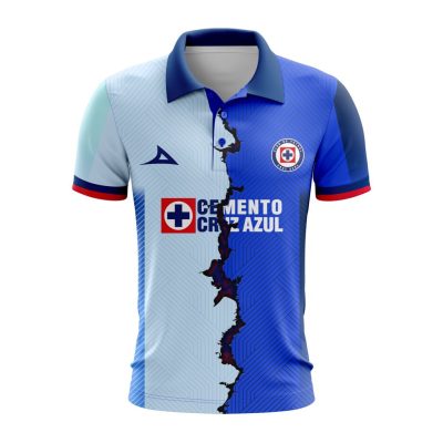 Liga MX Cruz Azul 2023 - 2024 Home Mix Away Polo Shirt
