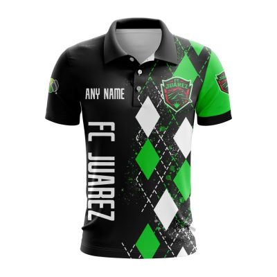 Liga MX FC Juarez Personalized Name Polo Shirt