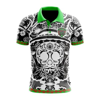 Liga MX FC Juarez Special Dia De Muertos Design Polo Shirt