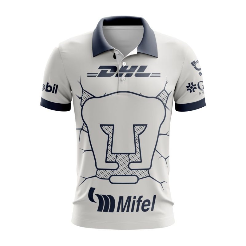 Liga MX Pumas UNAM 2023-2024 Home Polo Shirt