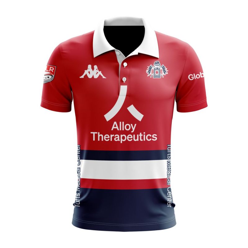 MLR New England Free Jacks Personalized 2024 Away Polo Shirt