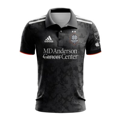 MLS Houston Dynamo FC 2023 Away The Bayou City Custom Polo Shirt