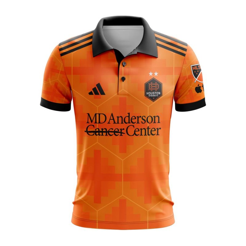 MLS Houston Dynamo FC 2023 Home El Sol Custom Polo Shirt