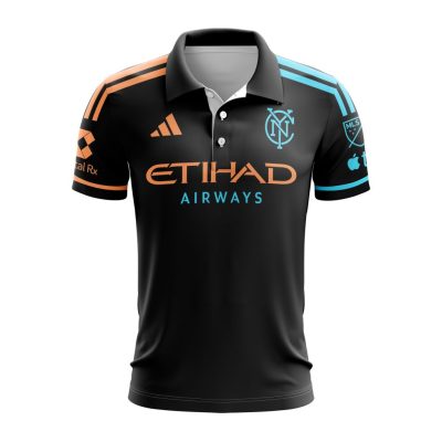 MLS New York City Football Club Personalized 2025 Away Design Polo Shirt