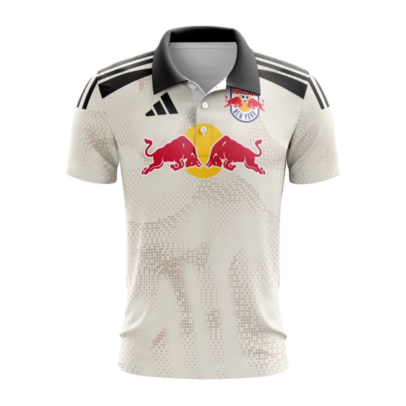 MLS New York Red Bulls Personalized 2025 Away Design Polo Shirt