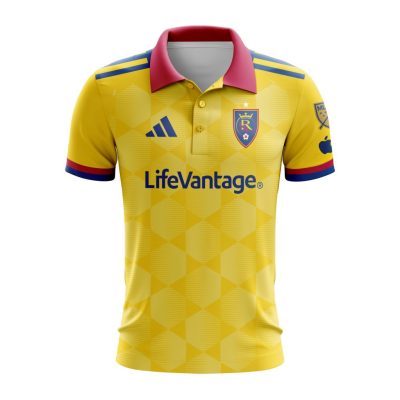 MLS Real Salt Lake 2023 Away The Beehive State Custom Polo Shirt