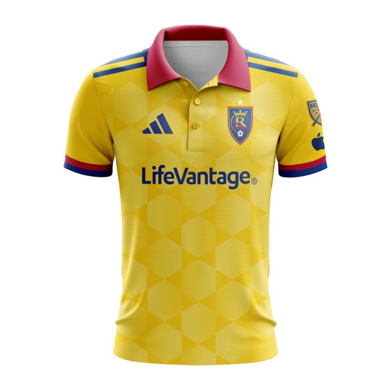 MLS Real Salt Lake 2023 Away The Beehive State Custom Polo Shirt