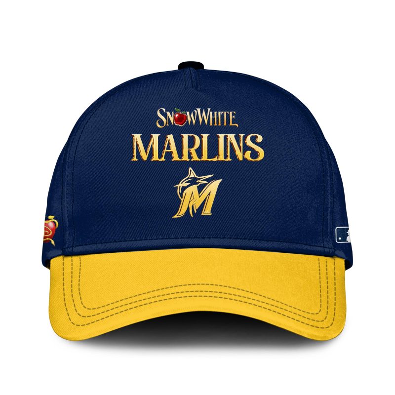 Miami Marlins MLB x Snow White and the Seven Dwarfs Special Edition Classic Cap 2025