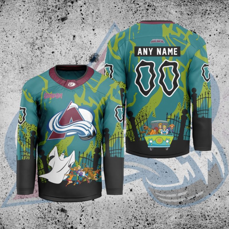 NHL Colorado Avalanche Scooby-Doo Hockey Jersey