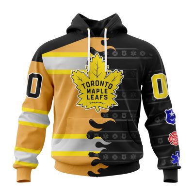NHL Toronto Maple Leafs Special First Responders Design Unisex Hoodie