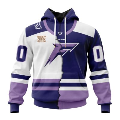 PWHL Minnesota Frost Personalized Home Mix Away Design Unisex Hoodie