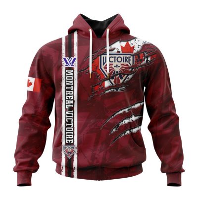 PWHL Montreal Victoire Design Concept Kits Unisex Hoodie