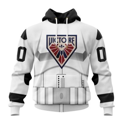 PWHL Montreal Victoire Special Star Wars Stormtroopers Design Unisex Hoodie