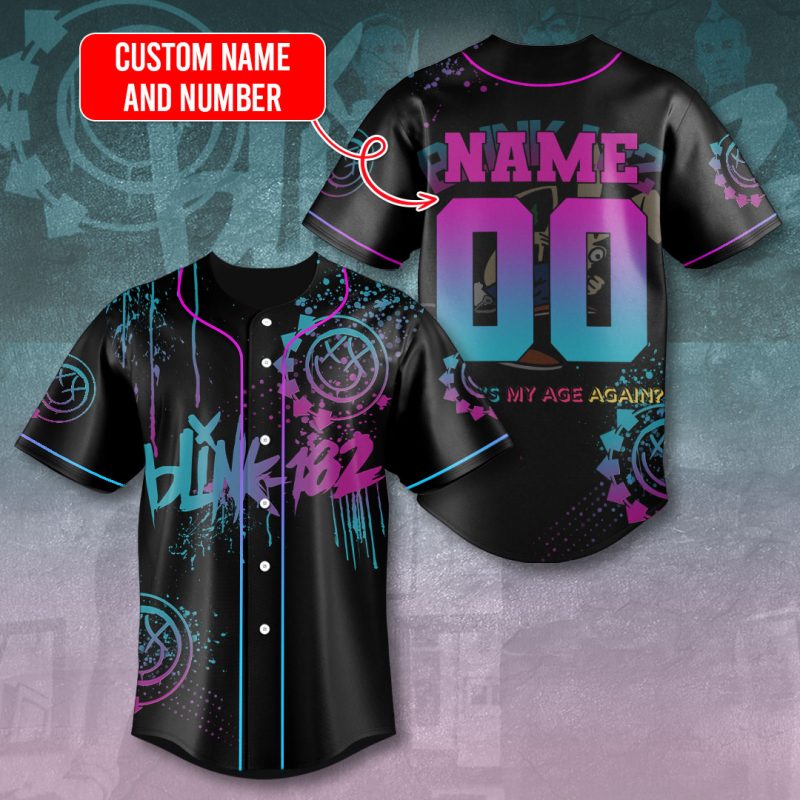 Personalized Blink-182 Baseball Jersey BJG1579