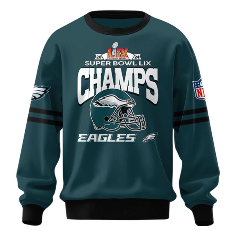 Philadelphia Eagles NFL Super Bowl LIX Champions Performance Unisex Sweatshirt 2025