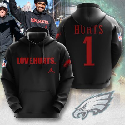Philadelphia Eagles Super Bowl LIX Champion 2025 x Jalen Hurts Performance Unisex Hoodie UHG1293