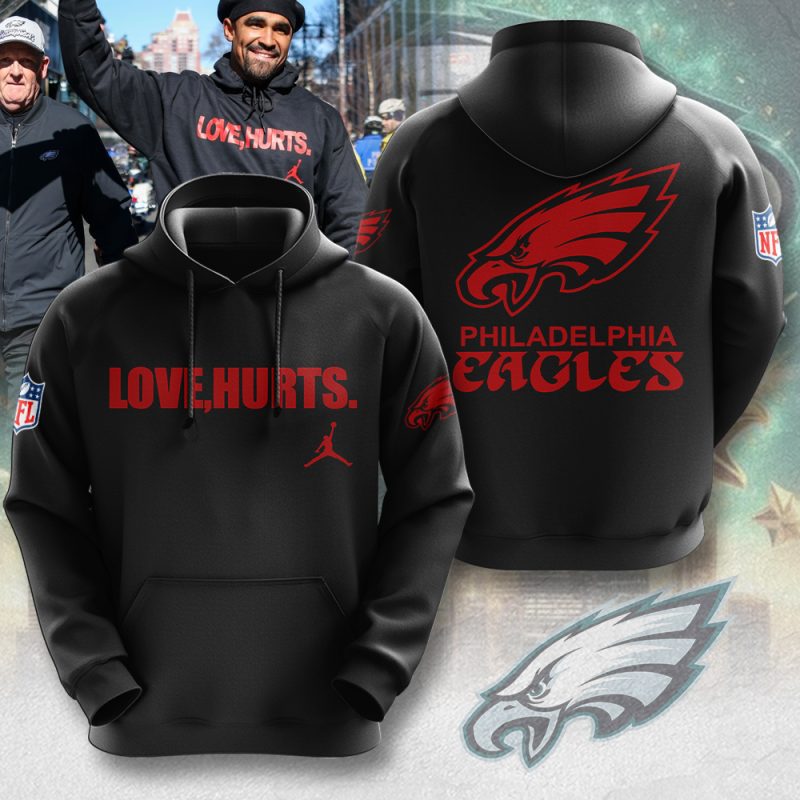 Philadelphia Eagles Super Bowl LIX Champion 2025 x Jalen Hurts Performance Unisex Hoodie UHG1331