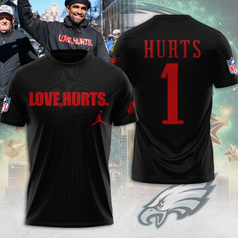 Philadelphia Eagles Super Bowl LIX Champion 2025 x Jalen Hurts Performance Unisex T-Shirt TSG1429