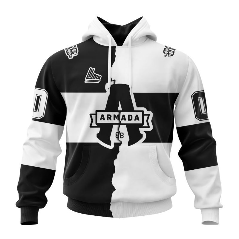 QMJHL Blainville-Boisbriand Armada Personalized Mix Design Unisex Hoodie